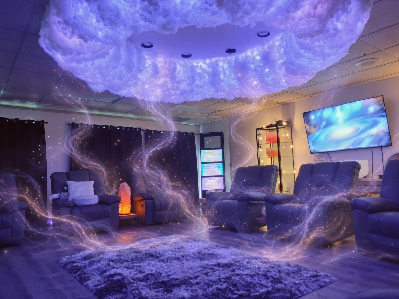 Inside the EESystem sanctuary at Sage's Place